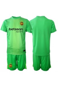 Inter Milan Keeper Babyklær Tredje Fotballdrakt til barn 2025-26 Korte ermer (+ Korte bukser)